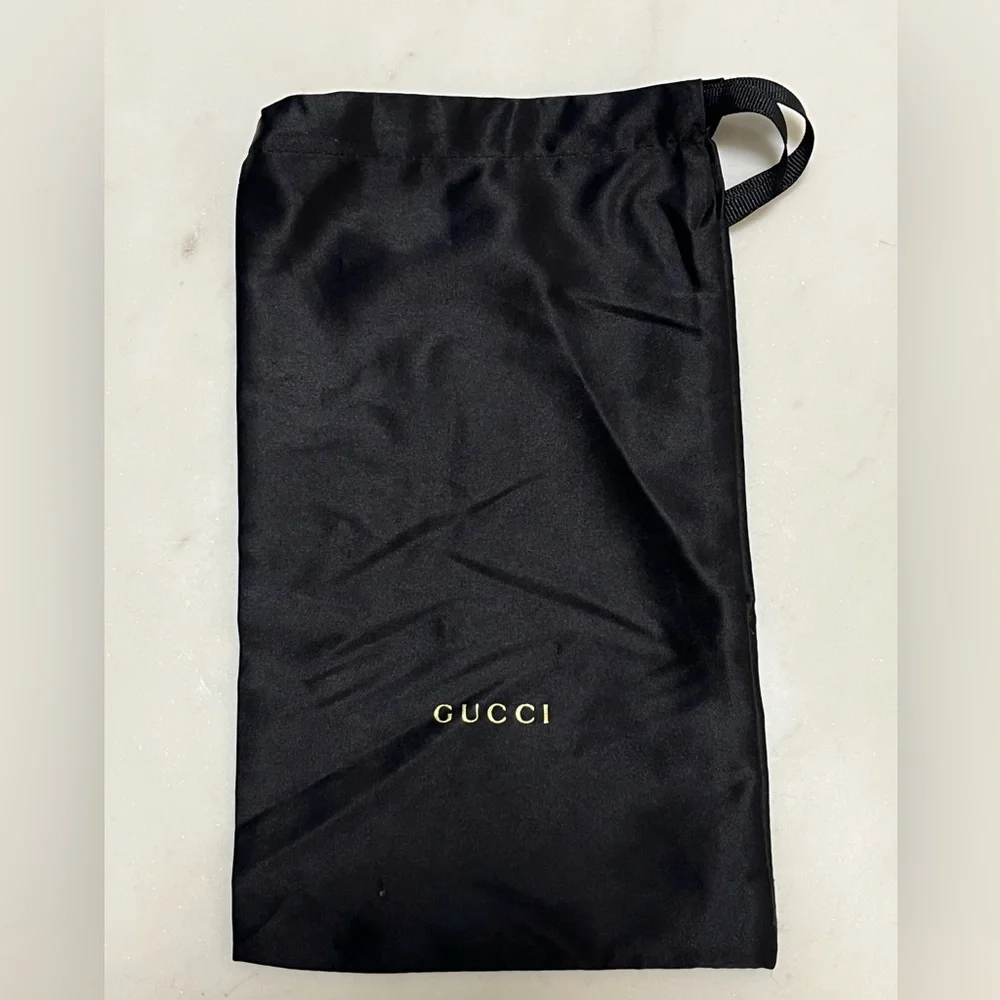 Gucci Black Satin Dust Bag